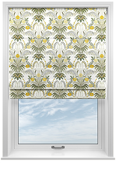 Cotswold Faux Silk, Marigold - Roman Blind